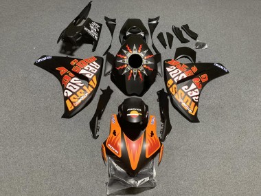 Online 2008-2011 Honda CBR1000RR Motorcycle Fairings - Matte Black Orange Repsol Rossi Canada
