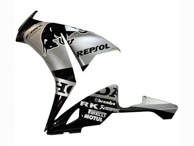 2012-2016 Honda CBR1000RR Motorcycle Fairings - Silver Glossy Black Repsol Red Bull Canada