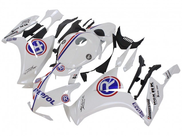 2012-2016 Honda CBR1000RR Motorcycle Fairings - White Blue Red Repsol Canada