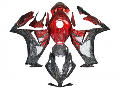 Online 2012-2016 Honda CBR1000RR Motorcycle Fairings - Red Black Forged Carbon Fiber Canada