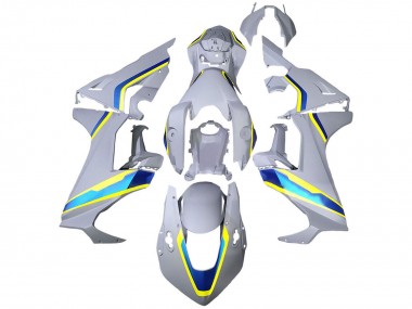 Online 2017-2023 Honda CBR1000RR Motorcycle Fairings - White Blue Yellow Canada