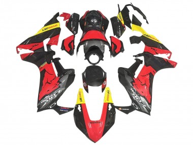 Online 2017-2023 Honda CBR1000RR Motorcycle Fairings - Red Yellow Black Carbon Fiber Canada