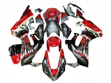 Online 2017-2023 Honda CBR1000RR Motorcycle Fairings - Red Grey Black Monster Shark Canada