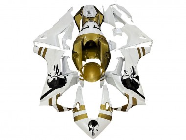 Online 2017-2023 Honda CBR1000RR Motorcycle Fairings - White Dark Gold Canada