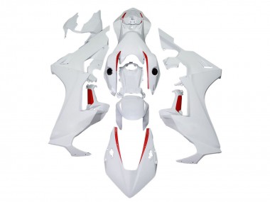 Online 2017-2023 Honda CBR1000RR Motorcycle Fairings - White with Red Line Canada