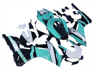Online 2017-2023 Honda CBR1000RR Motorcycle Fairings - White Light Blue Glossy Black Canada