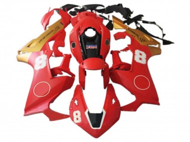 Online 2017-2023 Honda CBR1000RR Motorcycle Fairings - Red Gold Black HRC 8 Canada