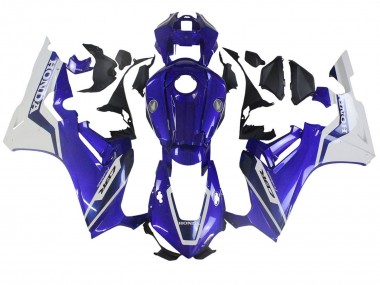Online 2017-2023 Honda CBR1000RR Motorcycle Fairings - White Blue Canada