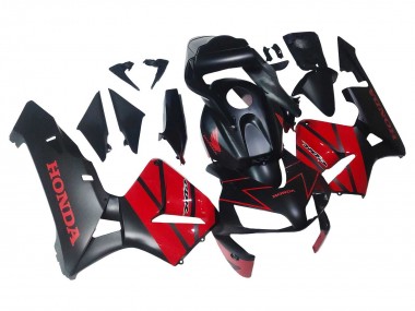 Online 2003-2004 Honda CBR600RR Motorcycle Fairings - Red Glossy Black Matte Black Canada