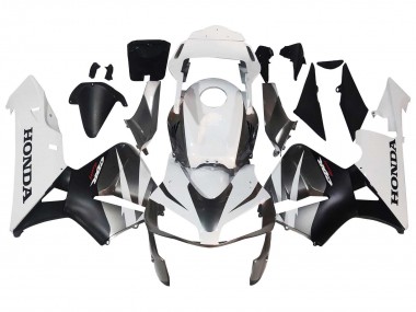 Online 2003-2004 Honda CBR600RR Motorcycle Fairings - White Matte Black Racing Canada