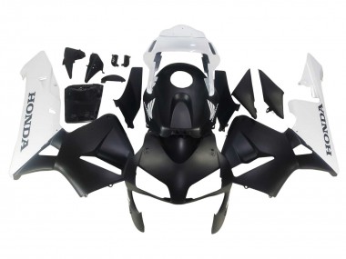 Online 2003-2004 Honda CBR600RR Motorcycle Fairings - White Matte Black Canada