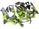 2003-2004 Honda CBR600RR Motorcycle Fairings - Yellow Matte Black Canada