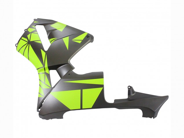 2003-2004 Honda CBR600RR Motorcycle Fairings - Yellow Matte Black Canada