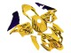 2003-2004 Honda CBR600RR Motorcycle Fairings - Yellow Black Flame Canada