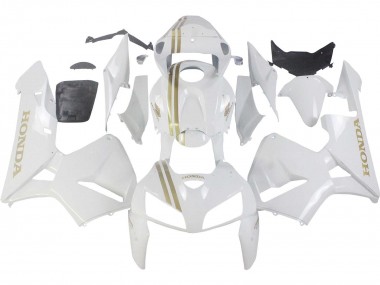 Online 2005-2006 Honda CBR600RR Motorcycle Fairings - White Gold Canada