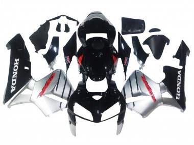 Online 2005-2006 Honda CBR600RR Motorcycle Fairings - Silver Black Canada