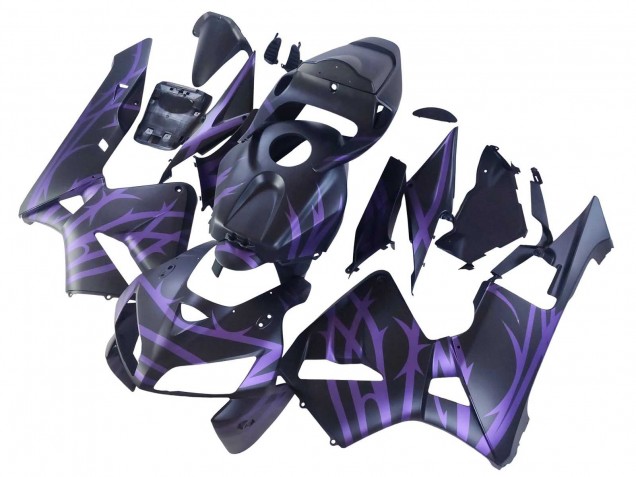 2005-2006 Honda CBR600RR Motorcycle Fairings - Matte Black Purple Canada