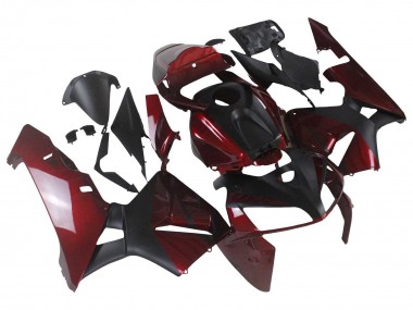 Online 2005-2006 Honda CBR600RR Motorcycle Fairings - Red Black Canada