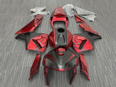 Online 2005-2006 Honda CBR600RR Motorcycle Fairings - Red Black Canada