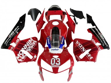 Online 2005-2006 Honda CBR600RR Motorcycle Fairings - Red Black Valsir 03 Canada