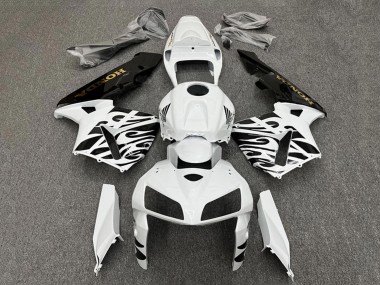 Online 2005-2006 Honda CBR600RR Motorcycle Fairings - White Black Canada