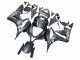 2007-2008 Honda CBR600RR Motorcycle Fairing - Matte Black White Repsol Canada