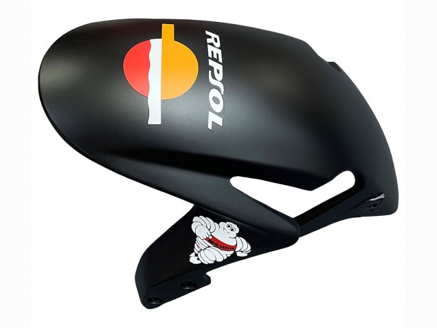 2007-2008 Honda CBR600RR Motorcycle Fairings - Matte Black Orange Red Rossi Repsol 46 Canada