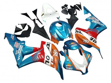 Online 2007-2008 Honda CBR600RR Motorcycle Fairings - Orange White Red Blue Repsol Canada