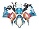 2007-2008 Honda CBR600RR Motorcycle Fairings - Orange White Red Blue Repsol Canada