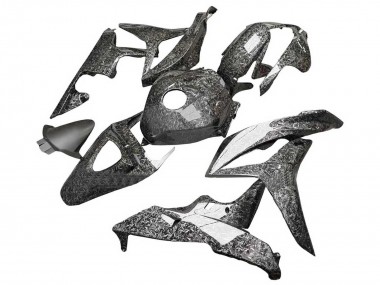 Online 2007-2008 Honda CBR600RR Motorcycle Fairings - Black Forged Carbon Fiber Canada