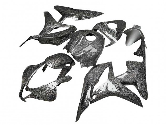 2007-2008 Honda CBR600RR Motorcycle Fairings - Black Forged Carbon Fiber Canada