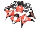 2007-2008 Honda CBR600RR Motorcycle Fairings - Orange Glossy Black Repsol Canada