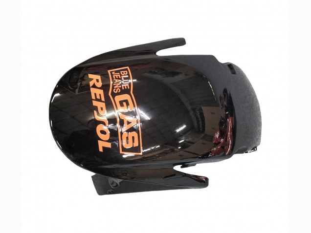 2007-2008 Honda CBR600RR Motorcycle Fairings - Orange Glossy Black Repsol Canada