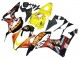 2007-2008 Honda CBR600RR Motorcycle Fairings - Yellow Orange Glossy Black Rossi Repsol Canada