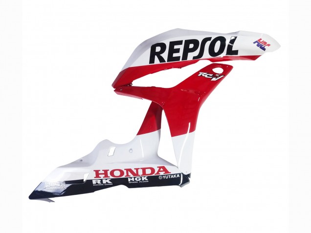 2007-2008 Honda CBR600RR Motorcycle Fairings - White Yellow Red Repsol HRC Canada