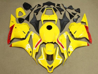 Online 2009-2012 Honda CBR600RR Motorcycle Fairings - Yellow Red White Repsol Canada