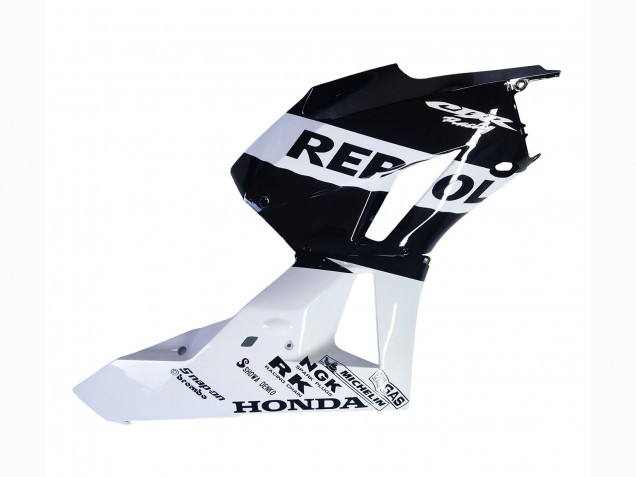 2013-2023 Honda CBR600RR Motorcycle Fairings - White Glossy Black Repsol Canada
