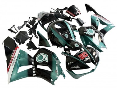 Online 2013-2023 Honda CBR600RR Motorcycle Fairing - Teal Blue Glossy Black Petronas 20 Canada