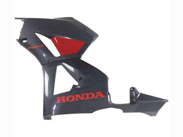 2013-2023 Honda CBR600RR Motorcycle Fairings - Black Carbon Fiber Red Canada