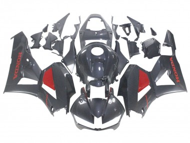 Online 2013-2023 Honda CBR600RR Motorcycle Fairings - Black Carbon Fiber Red Canada