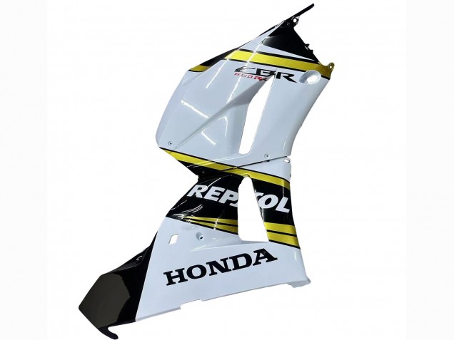 2013-2023 Honda CBR600RR Motorcycle Fairings - White Gold Glossy Black Repsol Canada
