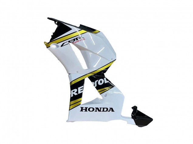2013-2023 Honda CBR600RR Motorcycle Fairings - White Gold Glossy Black Repsol Canada