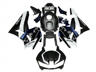 Online 2013-2023 Honda CBR600RR Motorcycle Fairings - Black Carbon Fiber White Blue Red Bull Canada