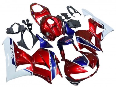 Online 2013-2023 Honda CBR600RR Motorcycle Fairings - White Red Blue HRC Canada