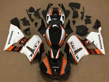 Online 2013-2023 Honda CBR600RR Motorcycle Fairings - White Orange Glossy Black Repsol Canada