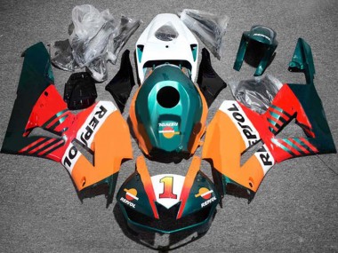 Online 2013-2023 Honda CBR600RR Motorcycle Fairings - Orange White Red Glossy Black Dark Green Repsol 1 Canada