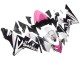 2004-2005 Kawasaki ZX10R Motorcycle Fairings - Black Pink White Playboy Motul Canada