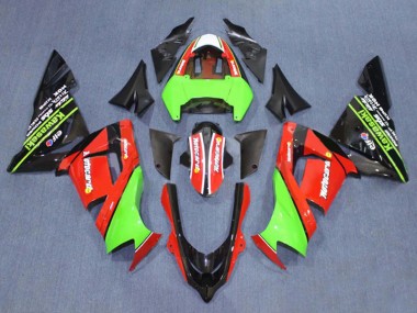 Online 2004-2005 Kawasaki ZX10R Motorcycle Fairings - Green White Ninja Canada