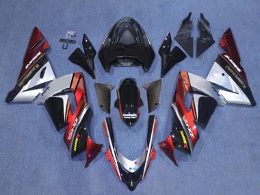 Online 2004-2005 Kawasaki ZX10R Motorcycle Fairings - White Black Fluorescent Yellow Ninja Canada