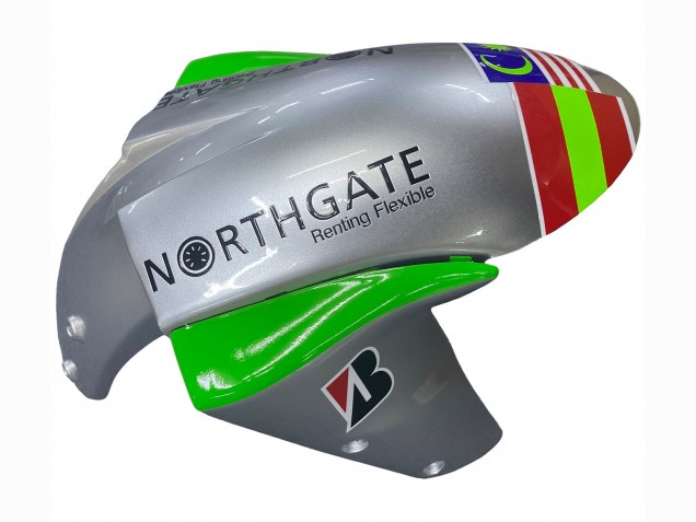 2004-2005 Kawasaki ZX10R Motorcycle Fairings - Green Silver Black 69 Canada